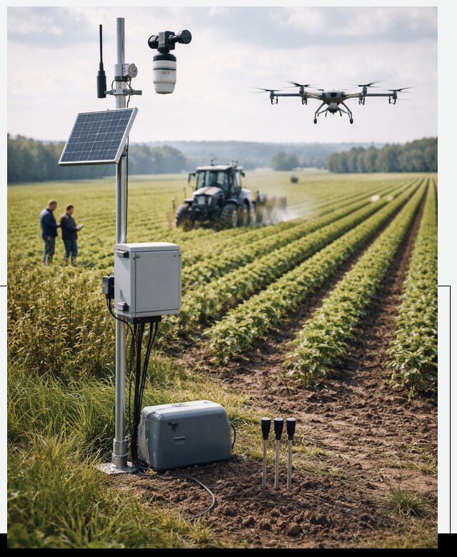 Разработка IoT мониторинга полей в Устях-Джегуте от 8605 р. | АвикейСтд